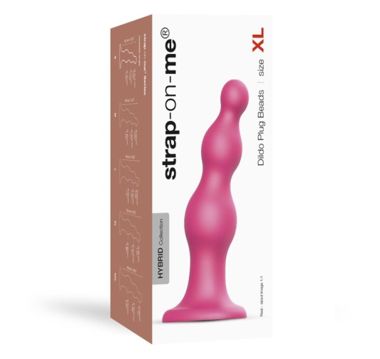 Dildo różowe do strap-ona ostry sex silikonowy